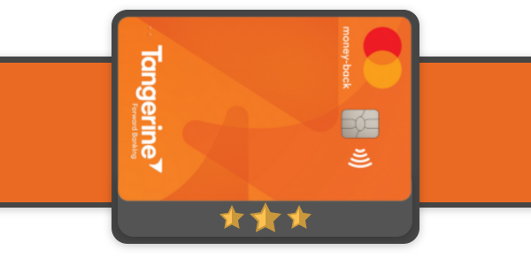 Tangerine Money-Back credit card icon on an orange background