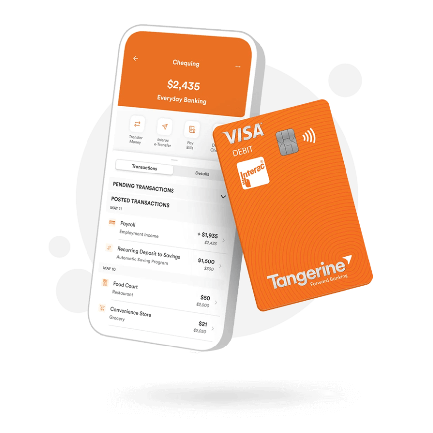 Tangerine No-fee Daily Chequing Account