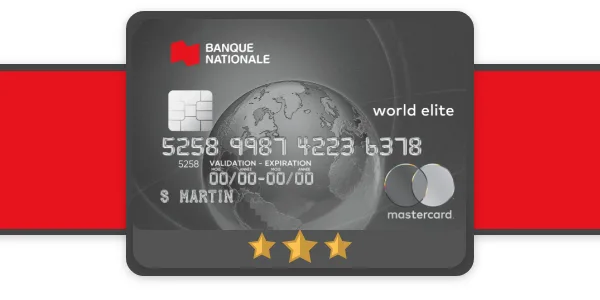 Carte de crédit Mastercard World Elite