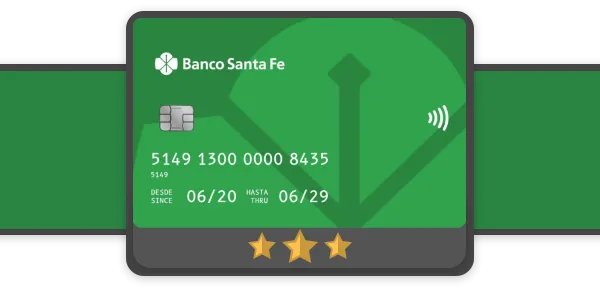 Tarjeta Internacional Banco Santa Fe
